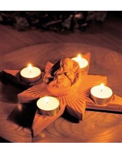 Stern von Bethlehem - Tonfarbener Steinguss - Dorothea Steigerwald