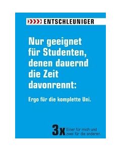 Entschleuniger - Für die, denen die Zeit davon rennt (blau)