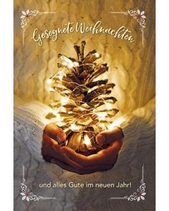 Postkarten: Gesegnete Weihnachten, 4 Stück