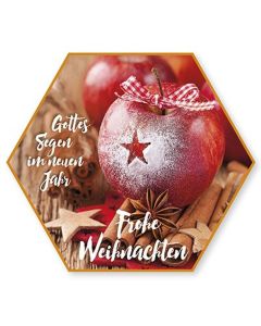 Schafmilchseife Stern "Frohe Weihnachten"