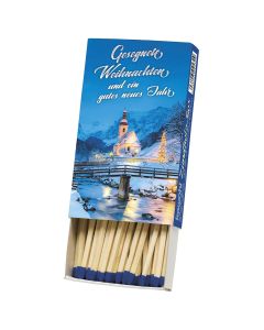 Zündholzbox - Gesegnete Weihnachten