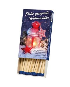 Zündholzbox - Frohe gesegnete Weihnachten