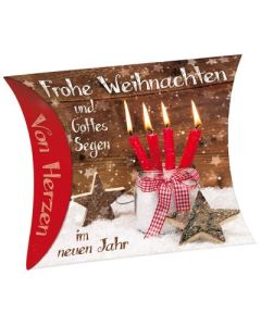 Schafmilchseife Herz "Frohe Weihnachten"