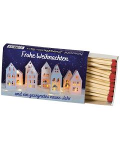 Zündholzbox - Frohe Weihnachten