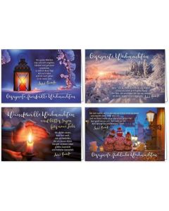 Weihnachts-Faltkarten-Serie 4 Stk.