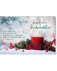 Faltkarte: Gesegnete Weihnachten