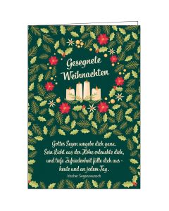 Faltkarte: Gesegnete Weihnachten