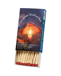 Zündholzbox - Gesegnete Weihnachten