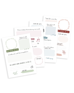 Gästebuch-Karten
