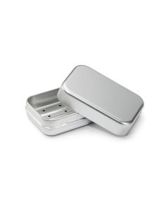 Saatvogel Seifendose aus Aluminium