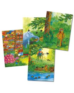 Louis - Kartenset (4 Faltkarten mit Umschlägen)