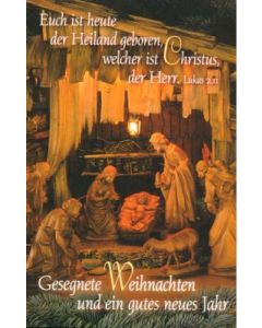 Faltkarten: Euch ist heute der Heiland geboren, 3 Stück