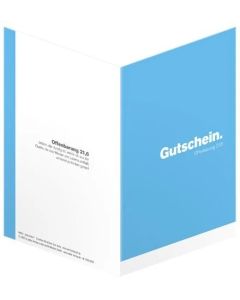 Faltkarte Gutschein