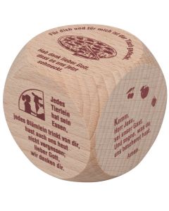 Gebetswürfel 'Tischgebete'