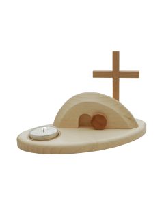 Osterkrippe aus massivem Ahorn 